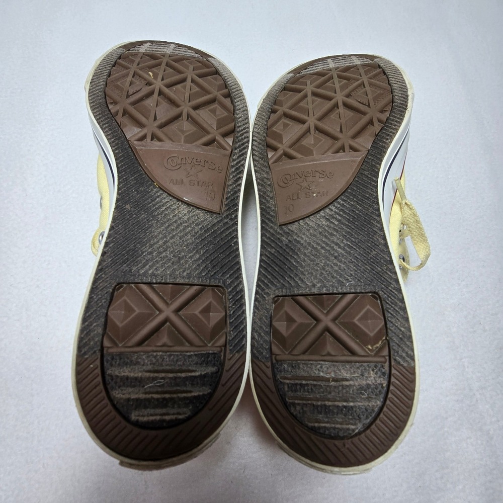 Converse Chuck Taylor All Star Low Top Shoes Sneakers Yellow Mens 10 Womens 12 - Picture 8 of 14
